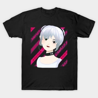 egirl aesthetic anime e-girl aesthetic dark goth T-Shirt